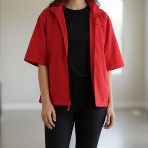 Glen Echo XL Short Sleeve Red Golf Jacket